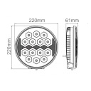 2X ФАРА ПОТОЧНИЙ СВЕТОДИОДНЫЕ ФАРА ПРОЖЕКТОР КРУГЛАЯ CREE BAT 12V 24V  фото 13
