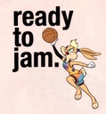 Koszulka damska T-Shirt Space Jam Kosmiczny Mecz Tune Squad 1X LOLA Bunny Wzór dominujący print (nadruk)