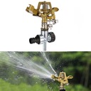 Пульсирующий садовый дождеватель METAL, вращающийся на 360 градусов.