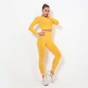 Joga Pilates Oblečenie pre ženy 2 Crop Top Set,M Vlastnosti priedušné rýchloschnúce