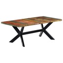 Stół jadalniany, 200x100x75 cm, lite drewno z od Kolor mebla akacja
