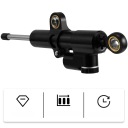 1 SZT. BLACK ALUMINUM STABILIZER RUDDERS MOTORCYCLE LIGHT  photo 13
