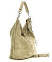 Kožená kabelka nadčasový dizajn taška cez rameno XL MARCO MAZZINI nubuk Výška 31 cm
