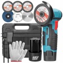 ПОРТАТИВНАЯ МИНИ-УГЛОВАЯ ШЛИФОВАЛЬНАЯ МАШИНА АККУМУЛЯТОРНАЯ 2x 19500 ОБ/МИН 7 ДИСКОВ