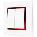 ДВОЙНОЙ ПЕРЕКЛЮЧАТЕЛЬ С ПОДСВЕТКОЙ