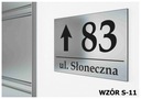 Табличка АДРЕСНАЯ ДОСКА АЛЮМИНИЕВАЯ НОМЕР ДОМА 20х30.