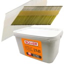 ГВОЗДИ ОЦИНКОВАННЫЕ ДЛЯ ГВОЗДЕРОВ С БУМАГОЙ 2,9х50 R 4000 ШТ ОЦИНКОВАННЫЕ