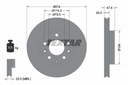 DISCOS TEXTAR PARTE DELANTERA MAZDA PREMACY 