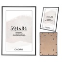 РАМКА А1 РАМКИ ДЛЯ ФОТО 59х84 АЛЮМИНИЙ ЧЕРНЫЙ