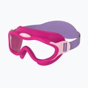 Detská plavecká maska Speedo Sea Squad Mask Jr electric pink clear OS Dominujúca farba odtiene oranžovej a červenej