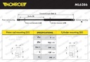 RESORTE DE GAS DE MALETERO ML6286 MONROE OPEL 