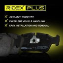 RIDEX PLUS 402B0244P KIT VERS ÉCHANGES PLAQUETTES FREINS AVANTphoto 14