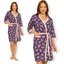 ЖЕНСКИЙ ТОНКИЙ ХЛОПКОВЫЙ ХАЛАТ С ЗАВЯЗКОЙ/КАРМАНОМ