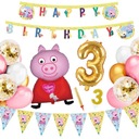 Оформление дня рождения Свинки Пеппы Шар Пеппы на 3-й день рождения