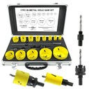 НАБОР БИМЕТАЛЛИЧЕСКИХ КОРОНОК 17 ШТ.