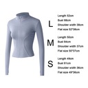 Tréningová bunda Dámske Fitness Oblečenie Strečový Slim Fit S Sivá Modrá Veľkosť uniwersalny