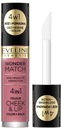 Eveline Wonder Match 4in1 Blush Liquid Lipstick 04 с ниацинамидом 4,5 мл