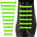 Шнурки для обуви без завязок, эластичные резиновые шнурки SULPO, зеленые