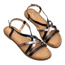 ЧЕРНЫЕ ЖЕНСКИЕ САНДАЛИИ ZIIF 38