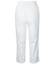Tenké elastické nohavice s gumou dĺžka 3/4 54 Dominujúca farba biela