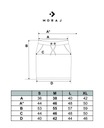 Женская юбка-свитшот с карманами MORAJ S