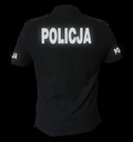 Черная футболка-поло Police со светоотражающими эполетами