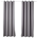 ШТОРА С ЛЮСНЫМИ 2 ШТ 135х175см ТЕМНО-СЕРЫЙ