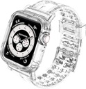 Pasek etui do Apple Watch 41mm 40mm 38mm przezroczysty