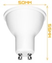Светодиодная лампа GU10 2835 SMD 10W Теплый белый Энергосберегающая немигающая CCD-матрица