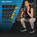 Регулируемые битумные гантели, штанга 40 кг, набор гантелей Trex Sport 2х20 кг.