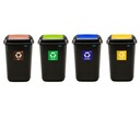 ZESTAW 4x28L kosz do segregacji śmieci i odpadów