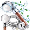 SŁUCHAWKA PRYSZNICOWA OSZCZĘDNA Z FILTREM WODY JONIZUJĄCA NATRYSKOWA + WĄŻ