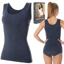 PODKOSZULKA NA RAMIĄCZKACH z merino wool Damska Brubeck -M WEŁNIANA Z WEŁNY