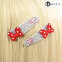 Заколки для волос Бантики Metal Pyki