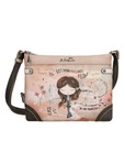 Anekke стильная женская сумка через плечо Peace & Love Pink