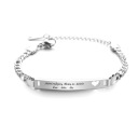 Браслет с гравировкой именами детей пары цвета #10