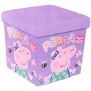 Пуф для хранения «Свинка Пеппа» 31см фиолетовый