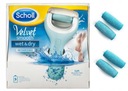 SCHOLL VELVET WET DRY PILNIK+ŁADOWARKA + 5 ROLEK pilnik do stóp ścierający