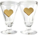 Обманутые стаканы для водки GOLDEN HEART 15мл