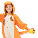 Pyžamo Onesie Kigurumi Kostým Prevlek Pokémon Charmander Deti 115-125 Druh kombinéza