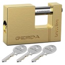 Замок Gerda Brass Line KMT T7510A, латунный штифт