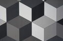 КОВЕР ПВХ Линолеум Гумолеум Гумолит LINOLEUM CUBES 097 2м 3D ЭФФЕКТ