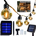 САДОВЫЕ ЛАМПЫ СОЛНЕЧНАЯ ГИРЛЯНДИЯ ДЛЯ ТЕРРАСЫ, СВЕТ 17м 50xLED НАРУЖНЫЙ
