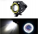 2X HALOGENS MOTORCYCLE HEADLIGHTS GRILLES RING LED  photo 10