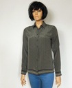 EQUIPMENT hodvábna košeľa vo vintage štýle 34-36 Silueta plus size (veľké veľkosti)