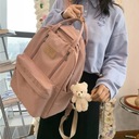 Školský batoh jednokomorový Alin:D Odtiene ružovej Veľkosť veľká (veľkosť A4)