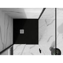 Mexen Stone+ kompozitná štvorcová sprchová vanička 80 x 80 cm, Čierna Značka Mexen