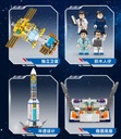 Sembo Block detská hračka raketa model Long March 5 nosná raketa Efekty žiadne