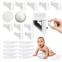 ЗАМОК МАГНИТНЫЙ ДЛЯ МЕБЕЛЬНЫХ ШКАФОВ ЗАМКИ ДЕТСКИЕ 10 шт.