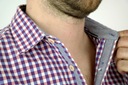 MARC O'POLO Pánska košeľa krátky rukáv kockovaná KMP11 Dominujúci materiál bavlna